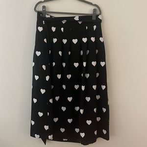 Talbots heart midi skirt size 14